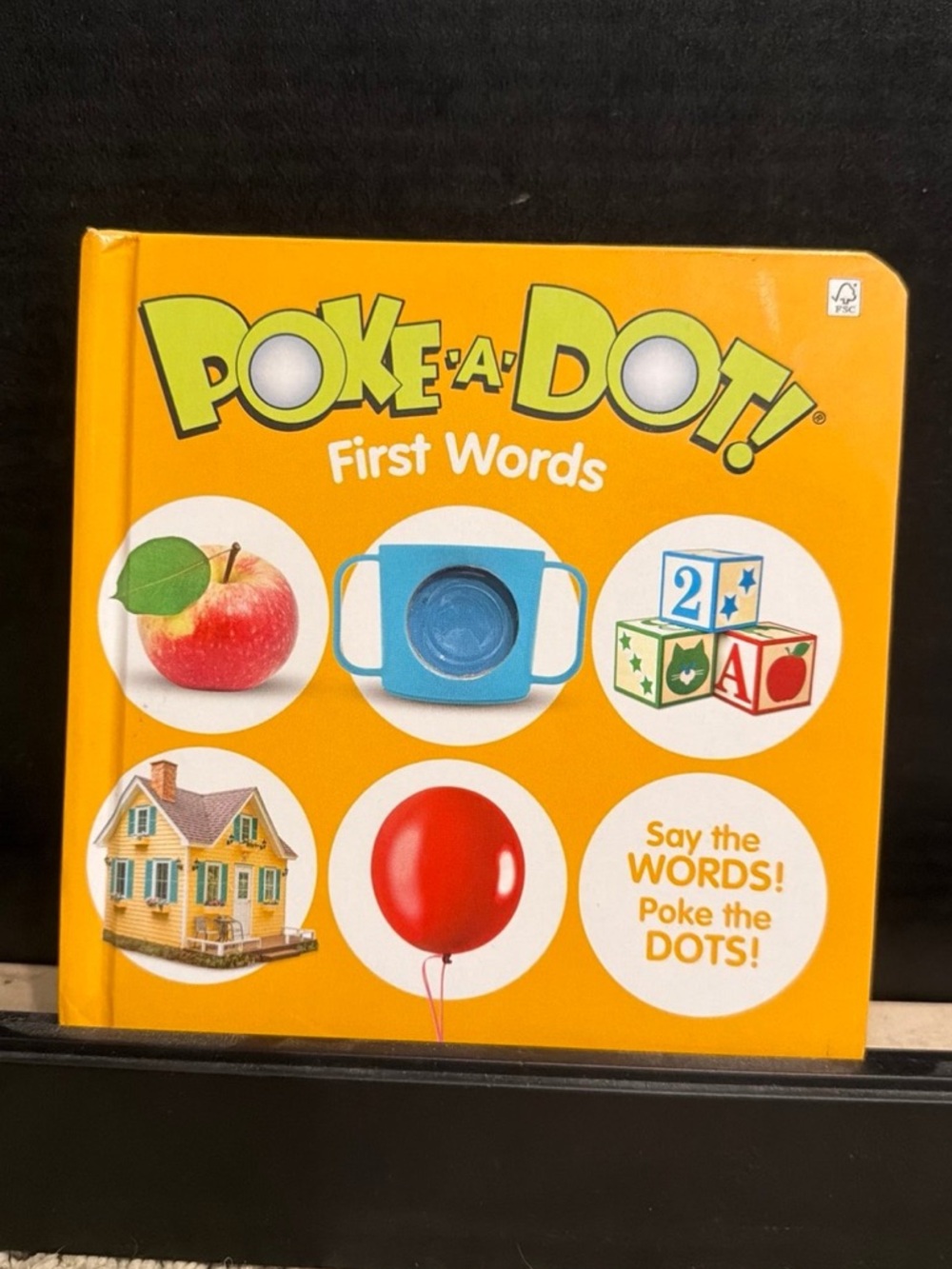 Poke-A-Dot First Words Baby Board Book